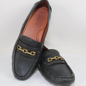 COACH Mavis Loafer in Black Padded Leather Sz US 8B